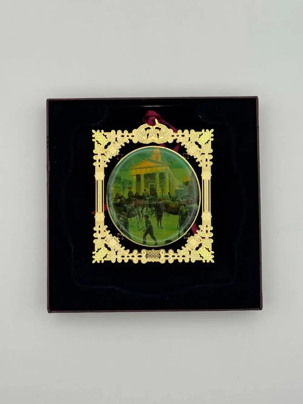 Mort Kunstler 2004 After the Snow #0152 Civil War Christmas Ornament